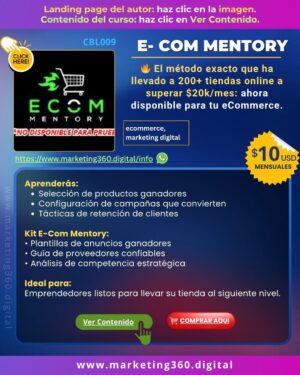 Plataforma E-COM MENTORY - CBL009
