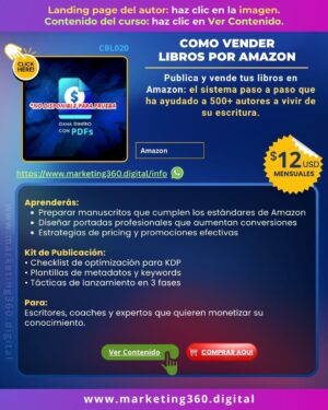 Plataforma Como Vender Libros en Amazon - CBL020