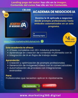 Plataforma Academia de Negocios IA - CBL048