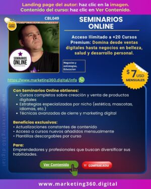 Plataforma Seminarios Online - CBL049
