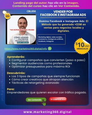 Vender por Facebook e instagram Ads - CBL050