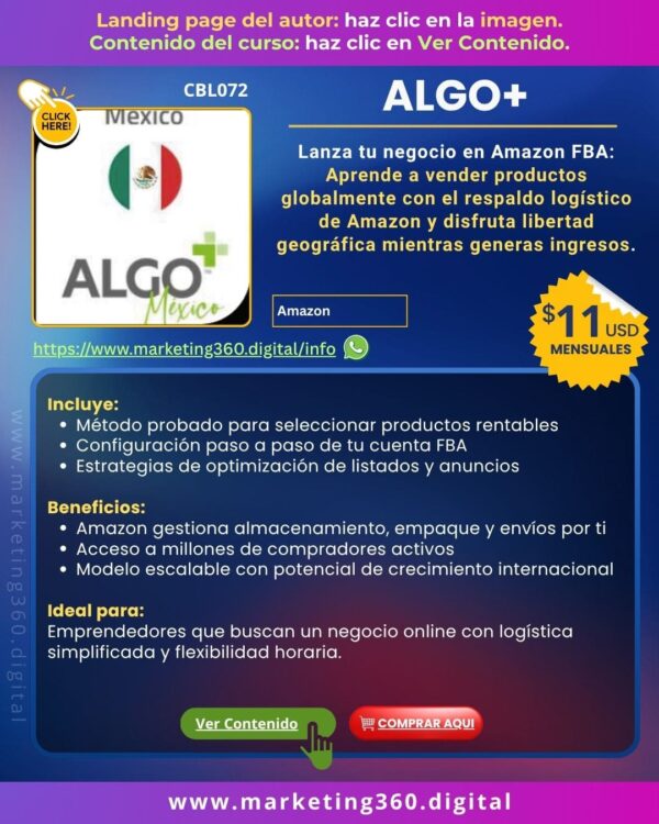 Algo+ - CBL072